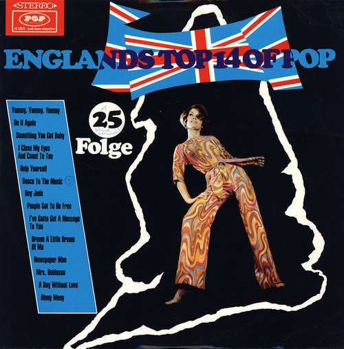 Cover Various - Englands Top 14 Of Pop, 25. Folge (LP) Schallplatten Ankauf