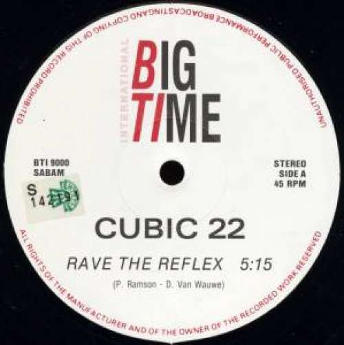 Cover Cubic 22 - Rave The Reflex (12) Schallplatten Ankauf
