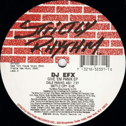 Cover DJ EFX - Give 'em Panik EP (12, EP) Schallplatten Ankauf