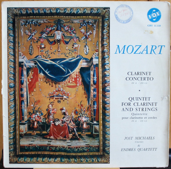 Cover Mozart* - Jost Michaels & Endres Quartett* - Clarinet Concerto / Quintet For Clarinet And Strings (LP, Mono, RE) Schallplatten Ankauf