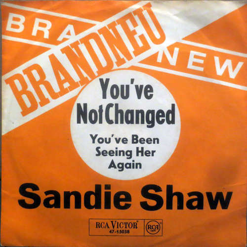 Cover Sandie Shaw - You've Not Changed (7, Single) Schallplatten Ankauf