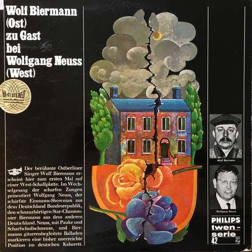 Cover Wolf Biermann - Wolfgang Neuss - Wolf Biermann (Ost) Zu Gast Bei Wolfgang Neuss (West) (LP, RE) Schallplatten Ankauf