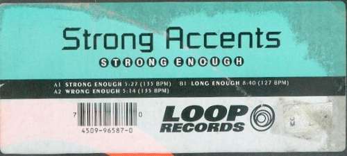 Cover Strong Accents - Strong Enough (12) Schallplatten Ankauf