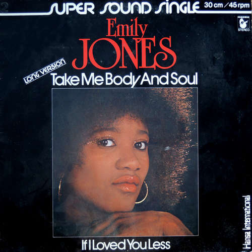 Cover Emily Jones - Take Me Body And Soul (Long Version) (12, Sup) Schallplatten Ankauf