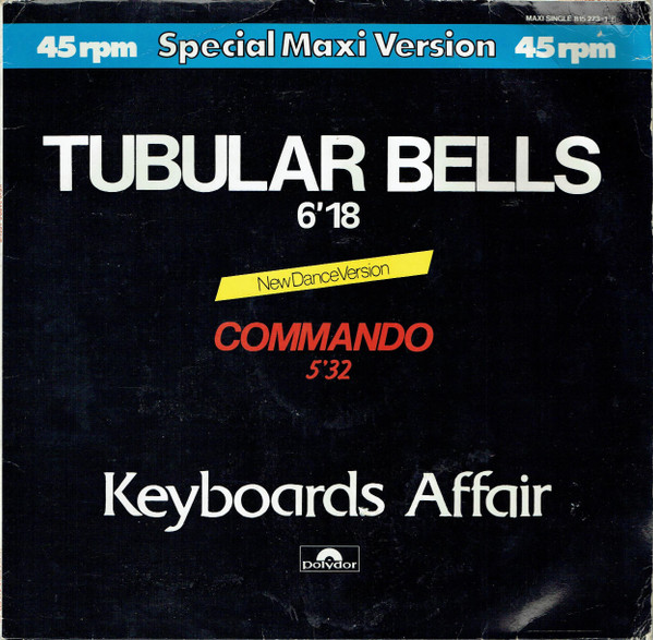 Cover Keyboards Affair - Tubular Bells (12, Maxi, RP, Son) Schallplatten Ankauf