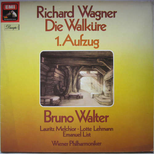Bild Richard Wagner, Bruno Walter, Lauritz Melchior, Lotte Lehmann, Emanuel List, Wiener Philharmoniker - Die Walküre - 1. Aufzug (LP, Mono, RE) Schallplatten Ankauf