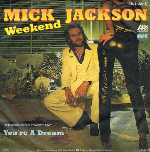 Cover Mick Jackson - Weekend (7, Single) Schallplatten Ankauf