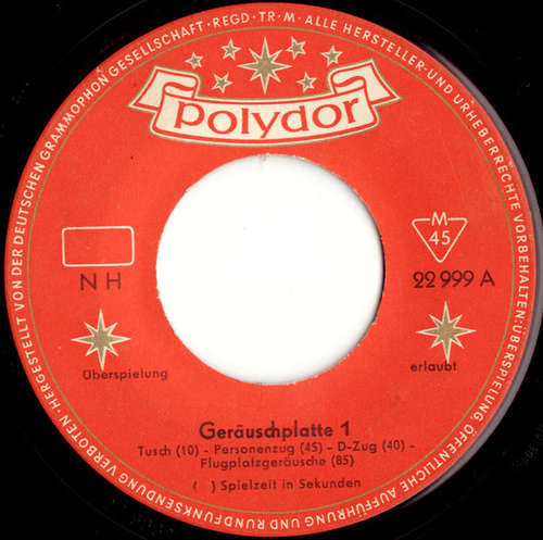 Cover No Artist - Geräuschplatte 1 (7) Schallplatten Ankauf