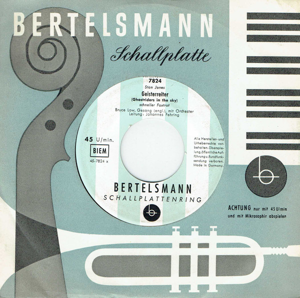 Cover Bruce Low / Willy Hagara - Geisterreiter / Sag', Warum Willst Du Von Mir Gehen (7, Single) Schallplatten Ankauf