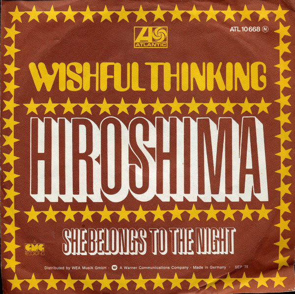 Cover Wishful Thinking - Hiroshima (7, Single, RE) Schallplatten Ankauf