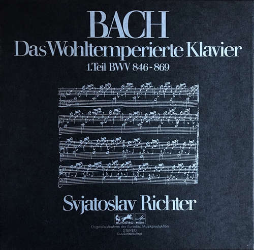 Cover Bach*, Svjatoslav Richter* - Das Wohltemperierte Klavier 1. Teil BWV 846-869 (3xLP, Club + Box) Schallplatten Ankauf