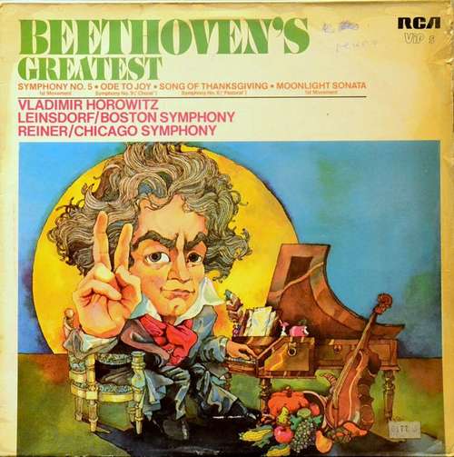Cover Beethoven*, Vladimir Horowitz, Leinsdorf* / Boston Symphony*, Chicago Symphony* / Reiner* - Beethoven's Greatest (LP, Comp) Schallplatten Ankauf