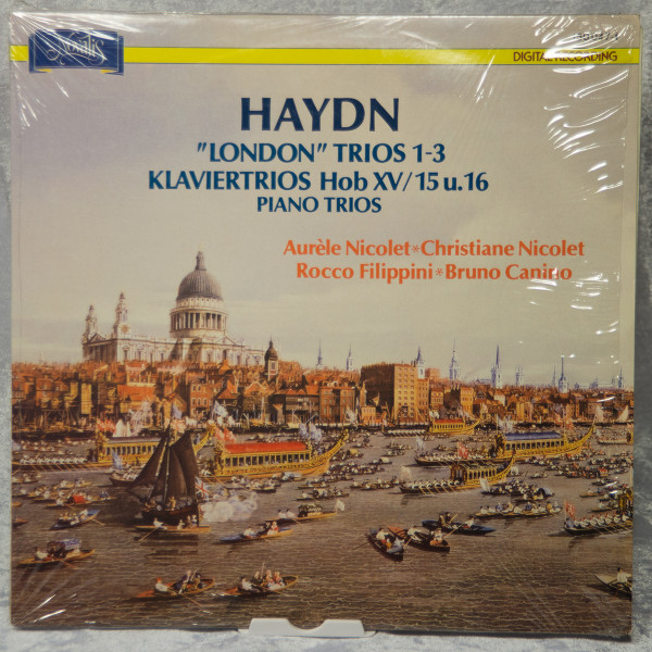 Cover Joseph Haydn - London Trios 1-3 - Klaviertrios Hob XV/15 u. 16 Piano Trios (LP) Schallplatten Ankauf