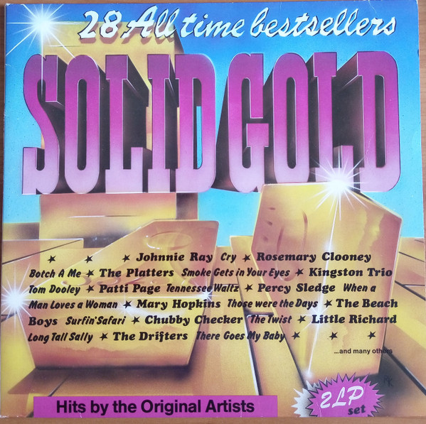 Cover Various - Solid Gold - 28 All Time Bestsellers (2xLP, Comp, Club) Schallplatten Ankauf