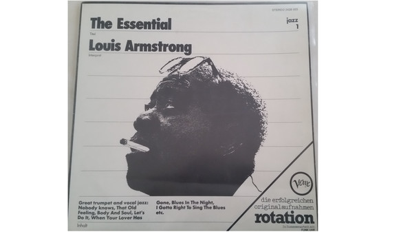 Cover Louis Armstrong - The Essential Louis Armstrong (LP, Comp, RE) Schallplatten Ankauf