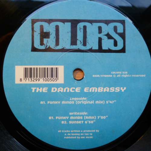 Cover The Dance Embassy - Funky Minds (12) Schallplatten Ankauf