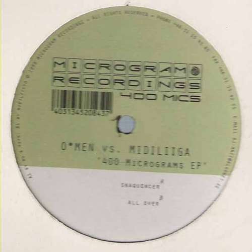 Cover 400 Micrograms EP Schallplatten Ankauf