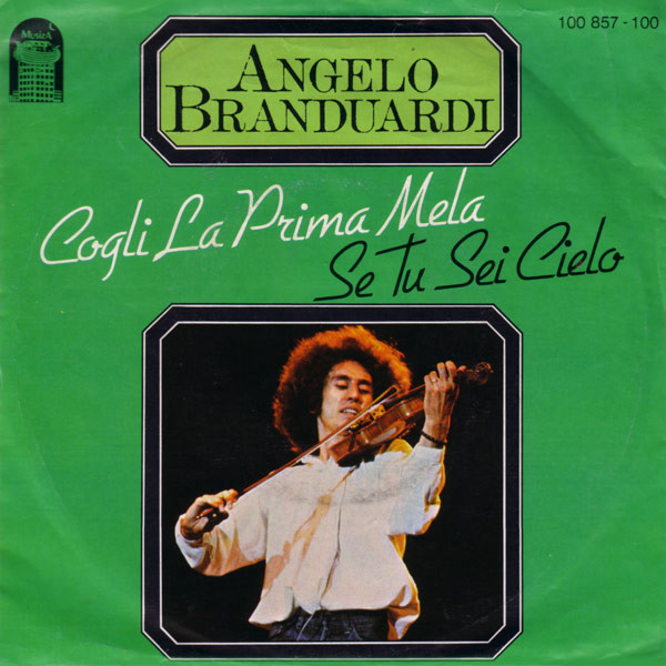Cover Angelo Branduardi - Cogli La Prima Mela (7, Single) Schallplatten Ankauf
