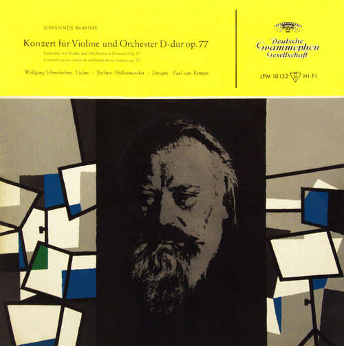 Cover Johannes Brahms, Wolfgang Schneiderhan ‧ Berliner Philharmoniker ‧ Paul van Kempen - Konzert Für Violine Und Orchester D-dur Op. 77 (LP, Mono, RE) Schallplatten Ankauf