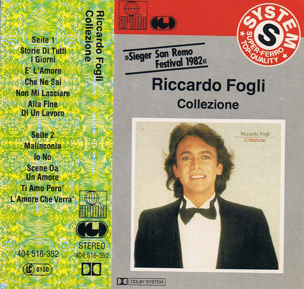 Cover Riccardo Fogli - Collezione (Cass, Comp) Schallplatten Ankauf