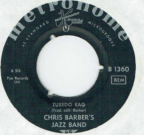 Cover Chris Barber's Jazz Band - Tuxedo Rag (7) Schallplatten Ankauf