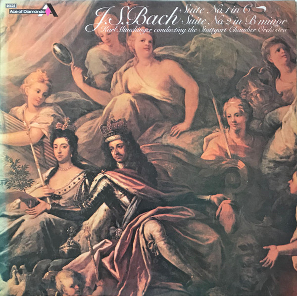 Cover Bach*, Stuttgart Chamber Orchestra*, Karl Münchinger, Jean-Pierre Rampal - Suite No. 1 In G, BWV 1066 / Suite No. 2 In B Minor, BWV 1067 (LP, Album, RE) Schallplatten Ankauf
