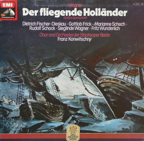Cover Richard Wagner - Der fliegende Holländer - Großer Querschnitt (LP, Comp) Schallplatten Ankauf