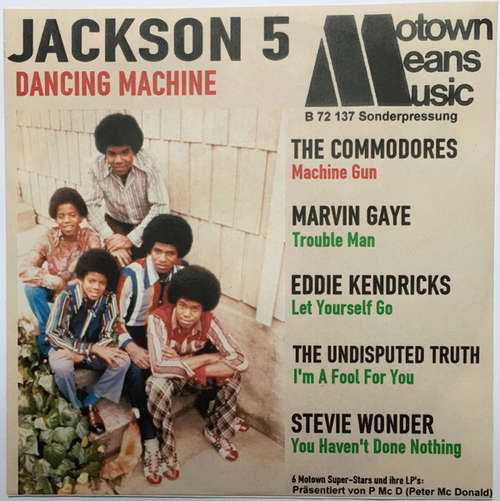 Cover Various - Motown Means Music (7, EP, Promo) Schallplatten Ankauf