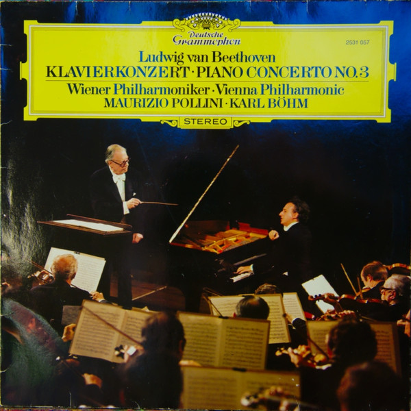 Cover Ludwig van Beethoven - Vienna Philharmonic*, Maurizio Pollini, Karl Böhm - Klavierkonzert • Piano Concerto No.3 (LP) Schallplatten Ankauf