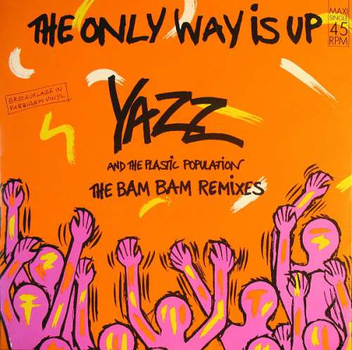 Cover Yazz And The Plastic Population - The Only Way Is Up (The Bam Bam Remixes) (12, Maxi, Cle) Schallplatten Ankauf