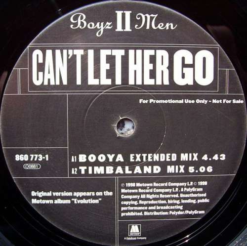 Cover Boyz II Men - Can't Let Her Go (12, Promo) Schallplatten Ankauf