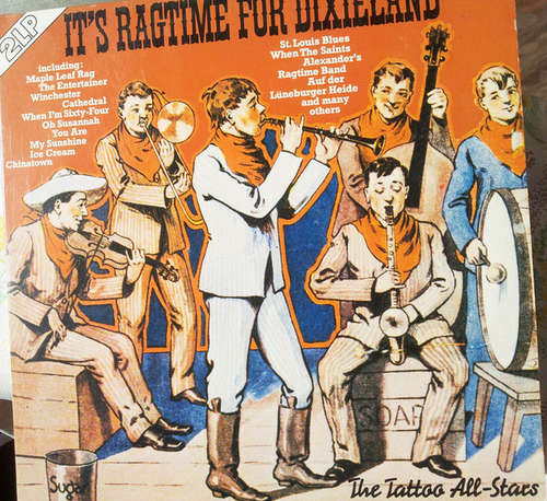 Cover The Tattoo All-Stars - It's Ragtime For Dixieland (LP, Album) Schallplatten Ankauf