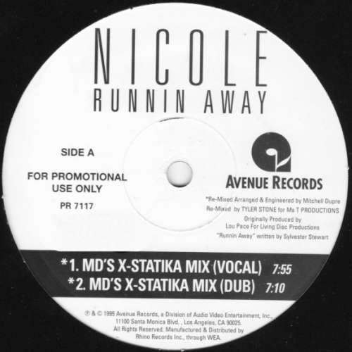Cover Nicole* - Runnin Away (12, Ltd, Promo) Schallplatten Ankauf