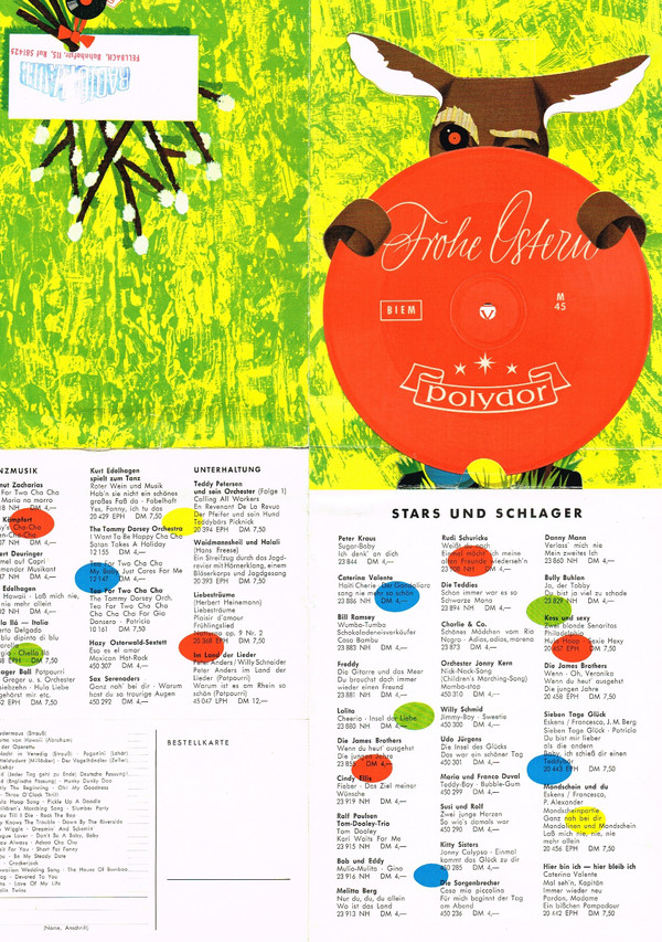 Cover Various - Frohe Ostern (5½, S/Sided, Comp, Mono, Card, Promo, Fle) Schallplatten Ankauf