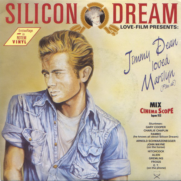 Cover Silicon Dream - Jimmy Dean Loved Marilyn (Film Ab) (Cinema Scope Mix) (7, Single, Red) Schallplatten Ankauf