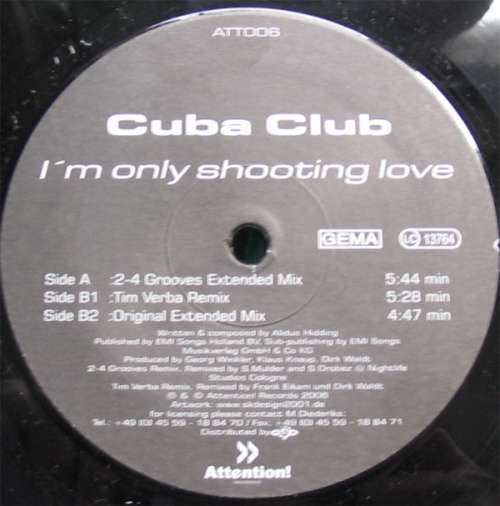 Bild Cuba Club - I'm Only Shooting Love (12) Schallplatten Ankauf