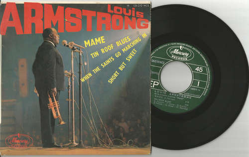 Cover Louis Armstrong - Mame / Tin Roof Blues / When The Saints Go Marching In / Short But Sweet (7, EP) Schallplatten Ankauf