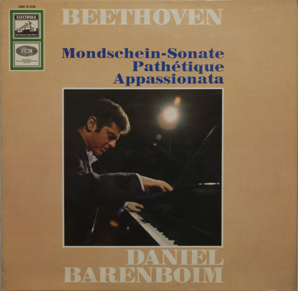 Cover Beethoven*, Daniel Barenboim - Mondschein-Sonate / Pathetique / Appassionata (LP, Album) Schallplatten Ankauf