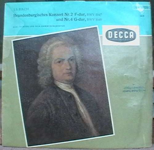 Cover J.S.Bach*, Karl Richter Und Sein Kammerorchester - Brandenburgisches Konzert Nr.2 F-dur, BWV 1047 / und Nr. 4 G-dur, BWV 1049 (10) Schallplatten Ankauf