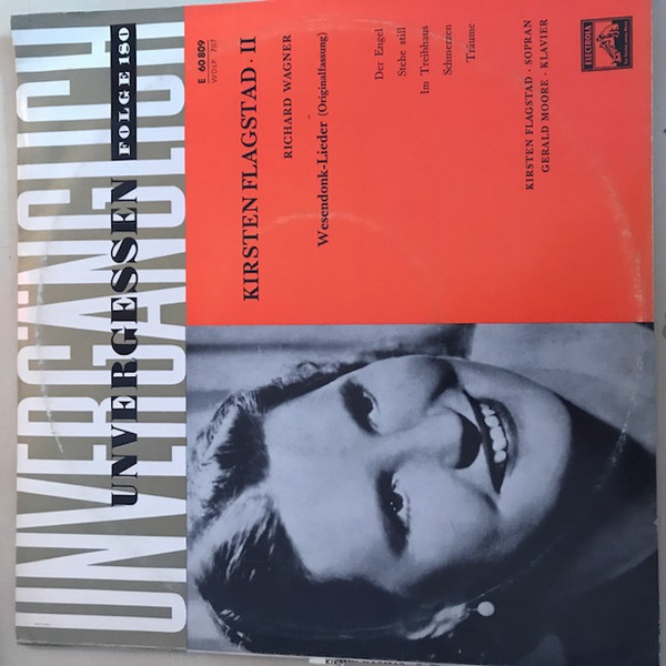 Cover Kirsten Flagstad, Gerald Moore, Richard Wagner - Kirsten Flagstad . II (10, Album) Schallplatten Ankauf