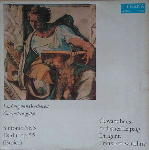 Cover Ludwig van Beethoven, Gewandhausorchester Leipzig, Franz Konwitschny - Sinfonie Nr. 3 Es-dur Op. 55 (Eroica) (LP, RP) Schallplatten Ankauf