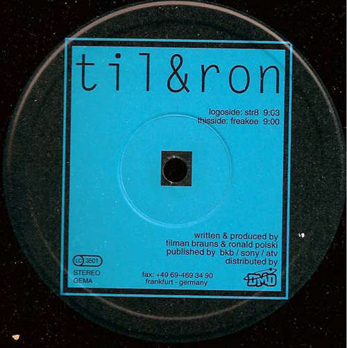 Cover Til & Ron - Str8 / Freakee (12) Schallplatten Ankauf