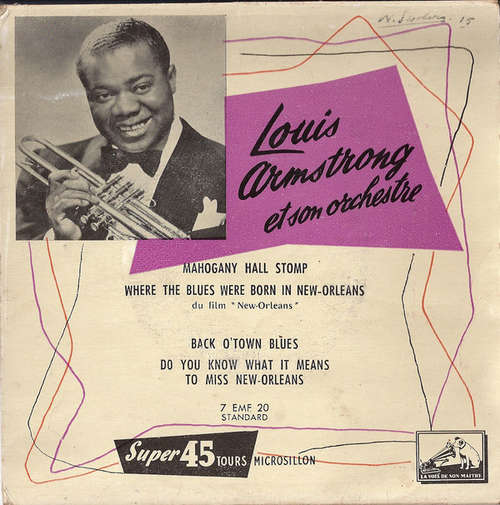 Cover Louis Armstrong Et Son Orchestre* - Mahogany Hall Stomp (7, EP, Mono) Schallplatten Ankauf