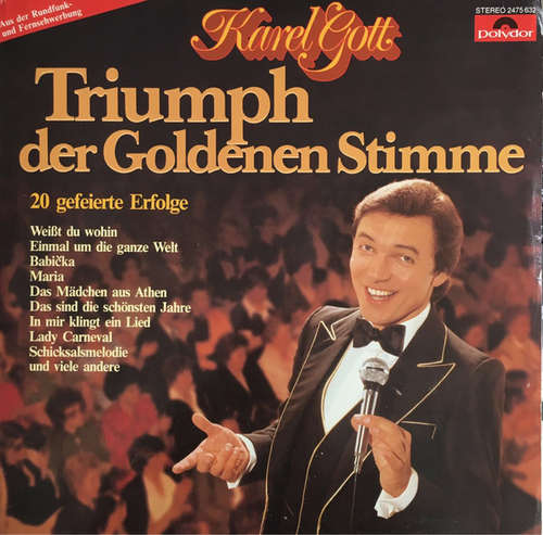 Cover Karel Gott - Triumph Der Goldenen Stimme (LP, Comp) Schallplatten Ankauf