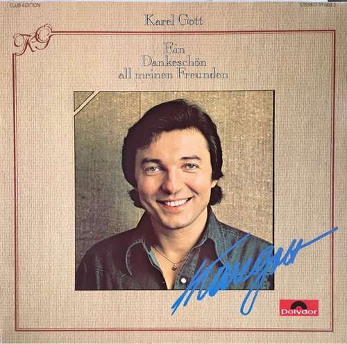 Cover Karel Gott - Ein Dankeschön All Meinen Freunden (LP, Comp, Club) Schallplatten Ankauf