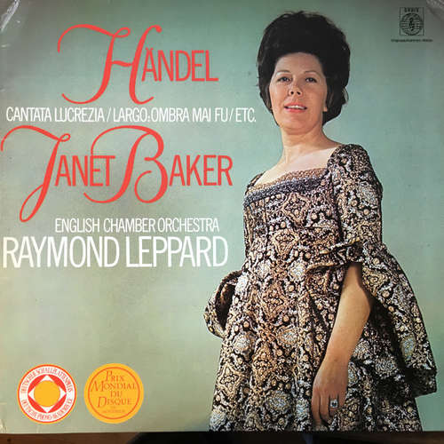 Cover Janet Baker, English Chamber Orchestra, Raymond Leppard - Händel Janet Baker Cantata Lucrezia / Largo:Ombra Mai Fu/Etc. (LP, Album) Schallplatten Ankauf