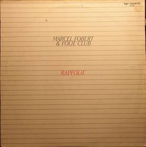 Cover Marcel Fobert & Folie Club - Rapfolie (12) Schallplatten Ankauf