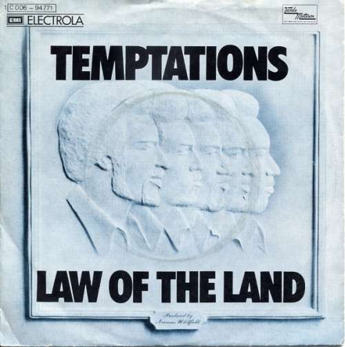 Cover The Temptations - Law Of The Land (7, Single) Schallplatten Ankauf