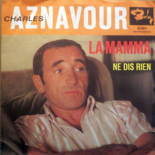 Cover Charles Aznavour - La Mamma (7, Single) Schallplatten Ankauf