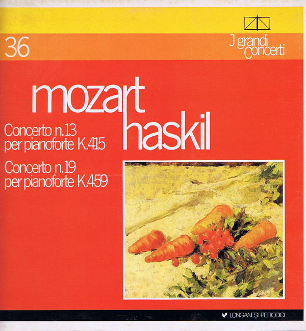 Cover Mozart*, Haskil* - Concerto N. 13 Per Pianoforte K. 415 / Concerto N. 19 Per Pianoforte K. 459 (LP, Mono, Liv) Schallplatten Ankauf